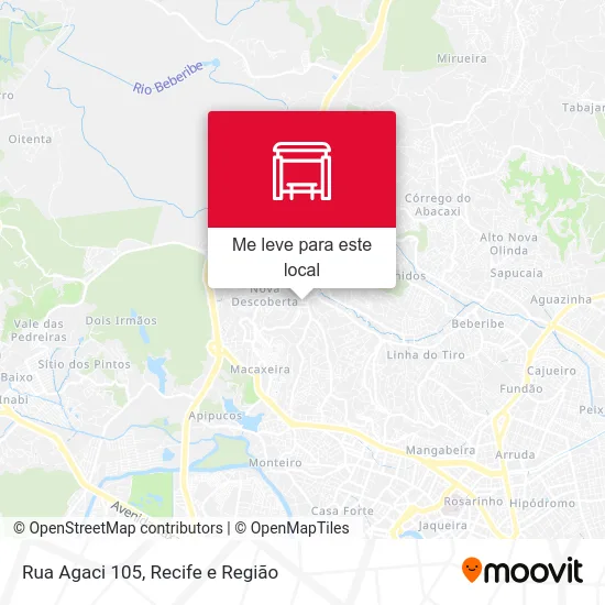 Rua Agaci 105 mapa