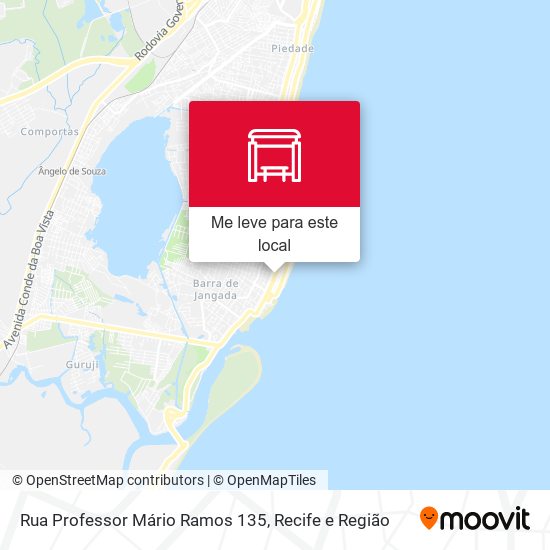Rua Professor Mário Ramos 135 mapa