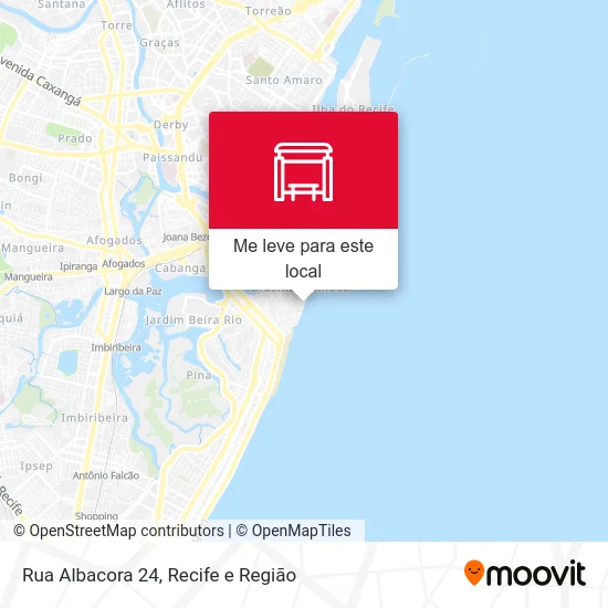 Rua Albacora 24 mapa