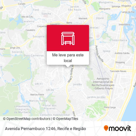 Avenida Pernambuco 1246 mapa