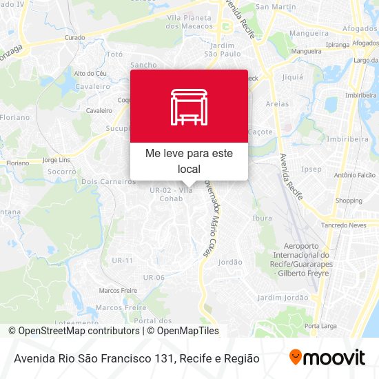 Avenida Rio São Francisco 131 mapa