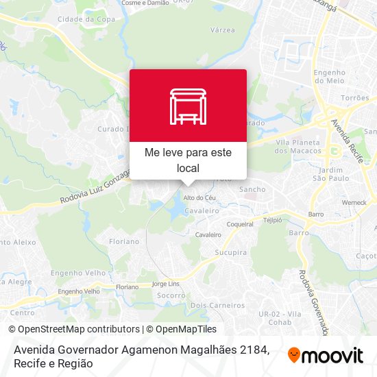 Avenida Governador Agamenon Magalhães 2184 mapa