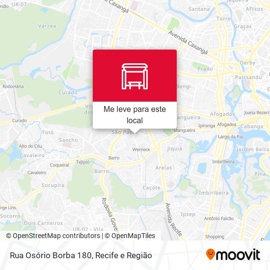 Rua Osório Borba 180 mapa