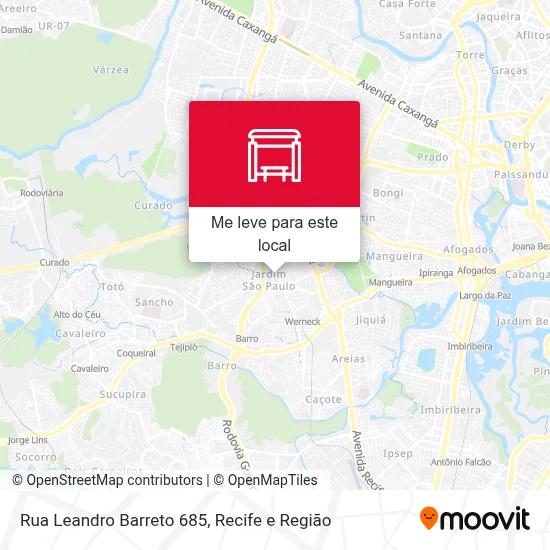 Rua Leandro Barreto 685 mapa
