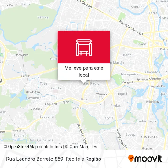 Rua Leandro Barreto 859 mapa