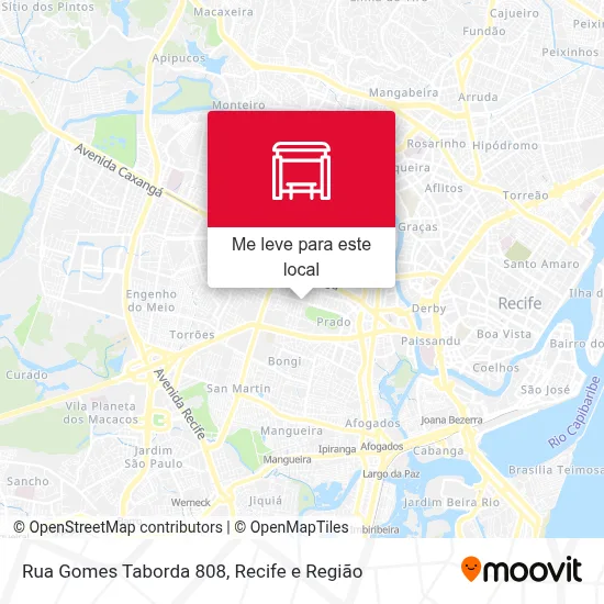 Rua Gomes Taborda 808 mapa