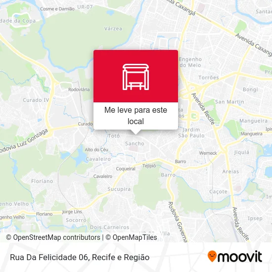 Rua Da Felicidade 06 mapa