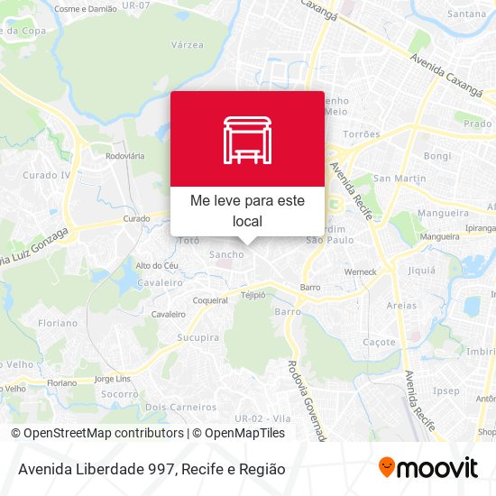 Avenida Liberdade 997 mapa