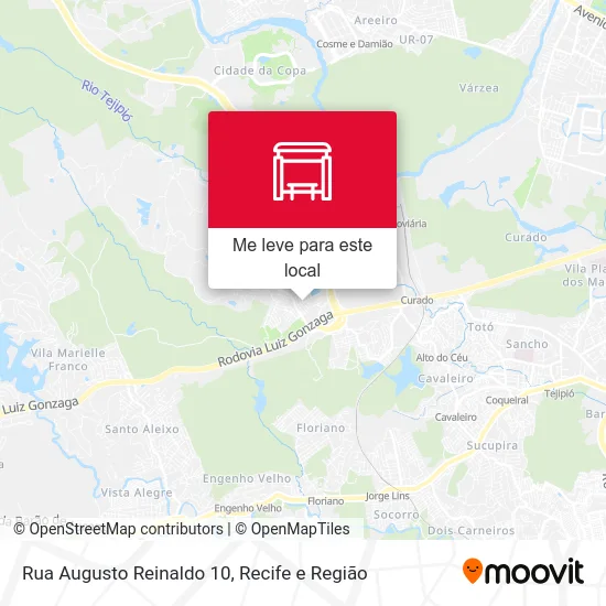 Rua Augusto Reinaldo 10 mapa
