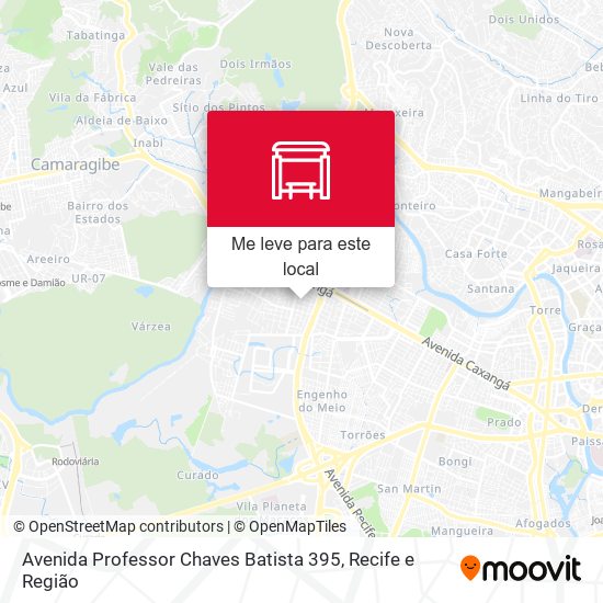 Avenida Professor Chaves Batista 395 mapa