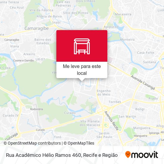 Rua Acadêmico Hélio Ramos 460 mapa