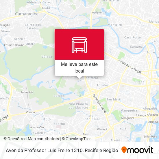 Avenida Professor Luís Freire 1310 mapa