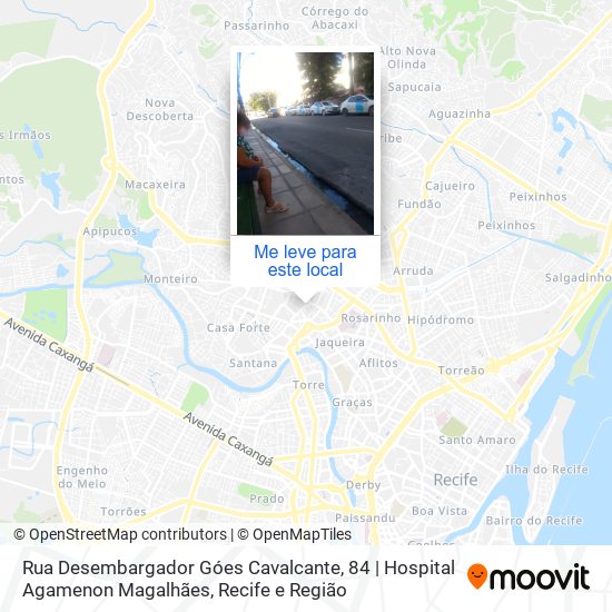 Rua Desembargador Góes Cavalcante, 84 | Hospital Agamenon Magalhães mapa