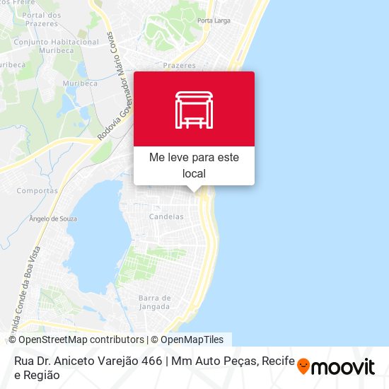 Rua Dr. Aniceto Varejão 466 | Mm Auto Peças mapa