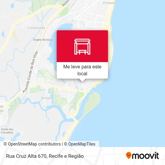 Rua Cruz Alta 670 mapa