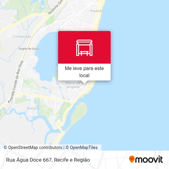 Rua Água Doce 667 mapa