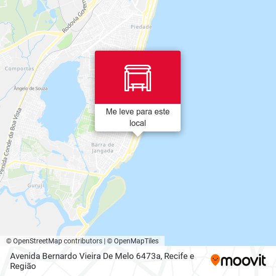 Avenida Bernardo Vieira De Melo 6473a mapa
