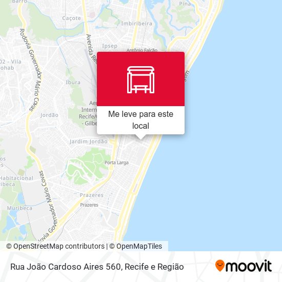 Rua João Cardoso Aires 560 mapa