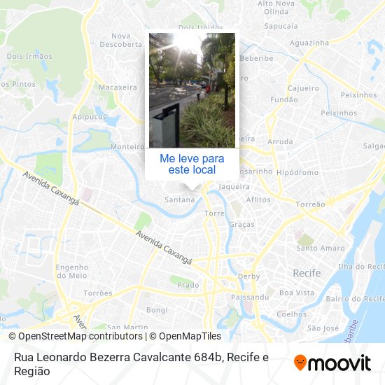 Rua Leonardo Bezerra Cavalcante 684b mapa