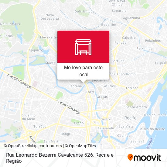 Rua Leonardo Bezerra Cavalcante 526 mapa