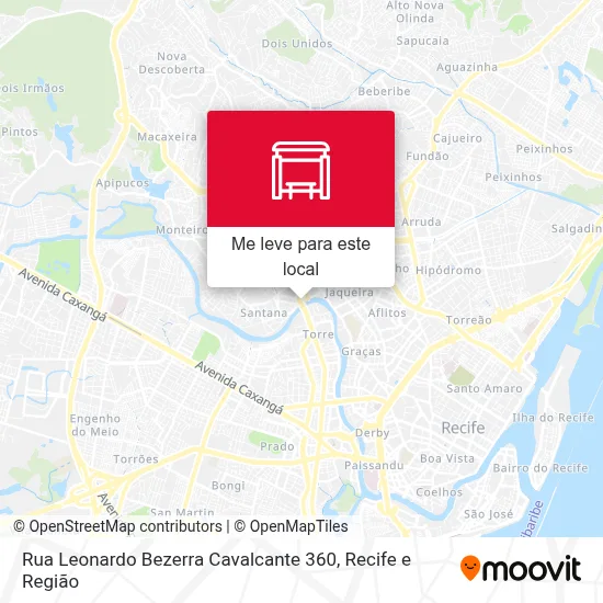 Rua Leonardo Bezerra Cavalcante 360 mapa