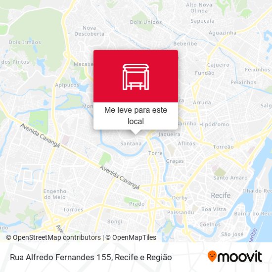 Rua Alfredo Fernandes 155 mapa