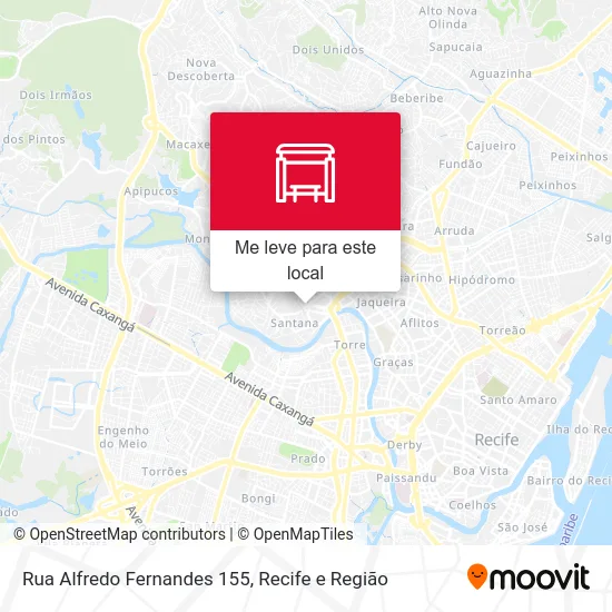 Rua Alfredo Fernandes 155 mapa