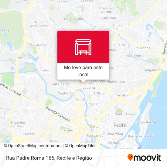 Rua Padre Roma 166 mapa