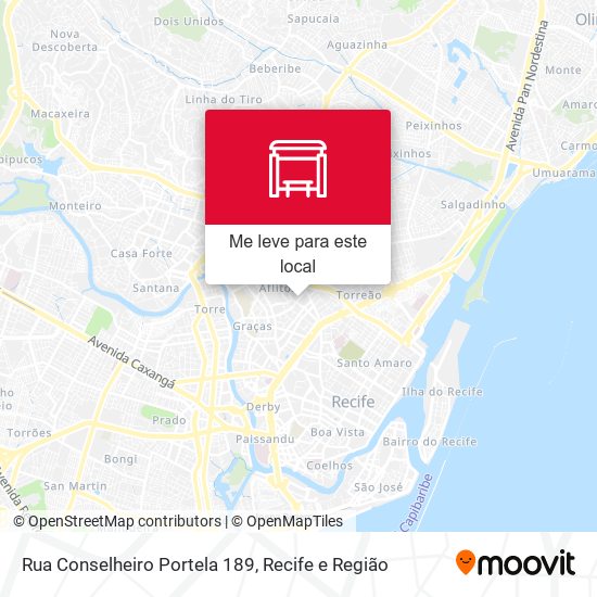 Rua Conselheiro Portela 189 mapa