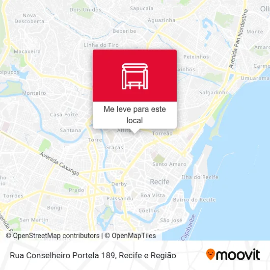 Rua Conselheiro Portela 189 mapa