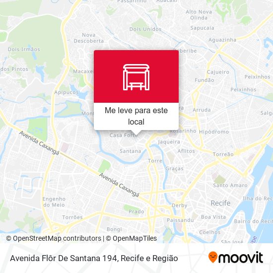 Avenida Flôr De Santana 194 mapa
