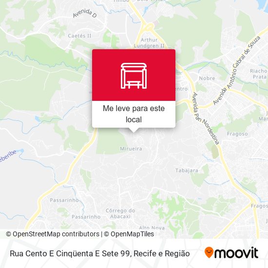 Rua Cento E Cinqüenta E Sete 99 mapa