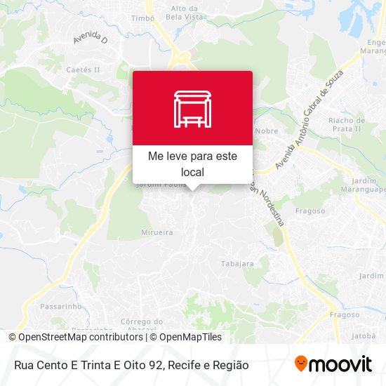 Rua Cento E Trinta E Oito 92 mapa