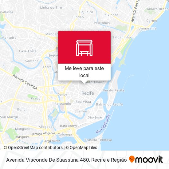 Avenida Visconde De Suassuna 480 mapa