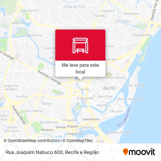 Rua Joaquim Nabuco 600 mapa