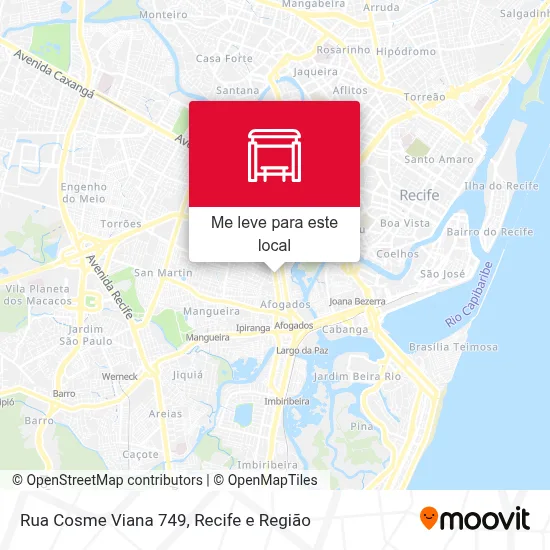 Rua Cosme Viana 749 mapa
