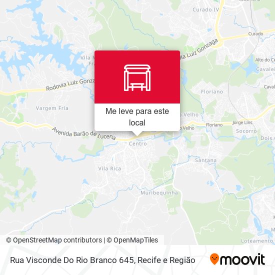 Rua Visconde Do Rio Branco 645 mapa