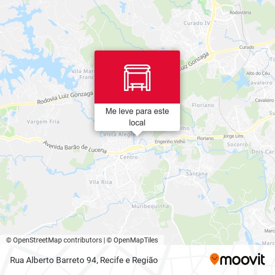 Rua Alberto Barreto 94 mapa