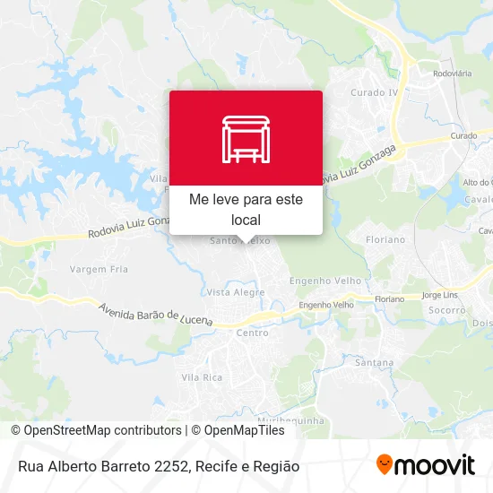 Rua Alberto Barreto 2252 mapa