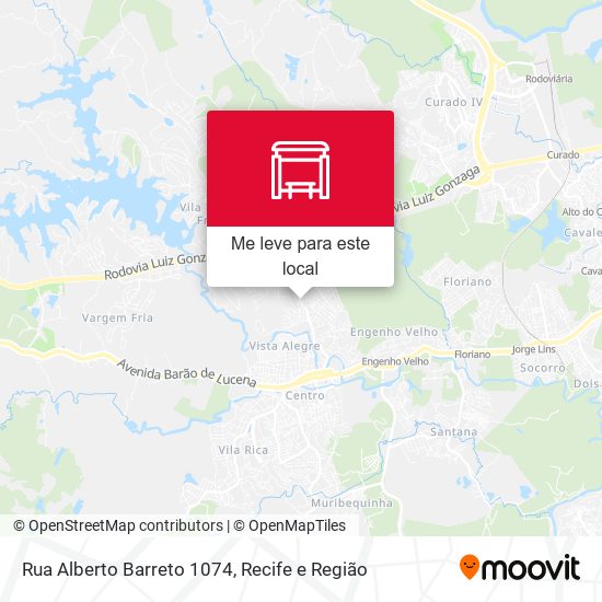 Rua Alberto Barreto 1074 mapa