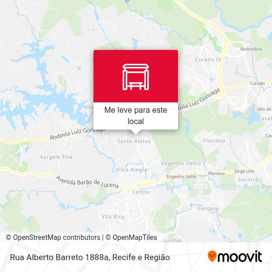 Rua Alberto Barreto 1888a mapa
