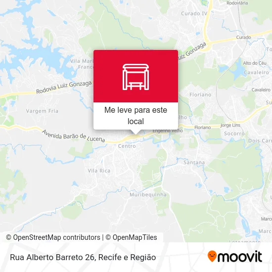 Rua Alberto Barreto 26 mapa