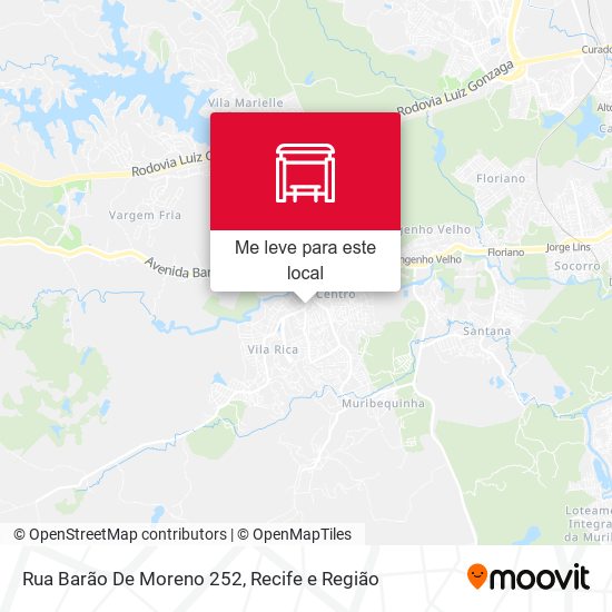 Rua Barão De Moreno 252 mapa