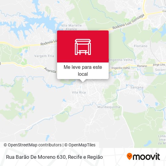 Rua Barão De Moreno 630 mapa