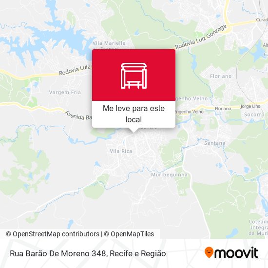 Rua Barão De Moreno 348 mapa
