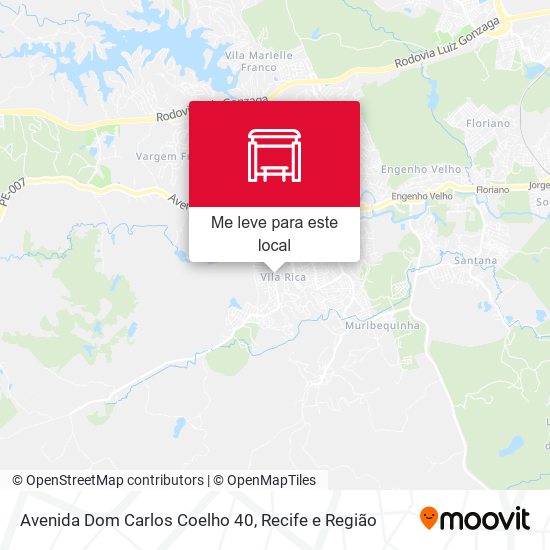 Avenida Dom Carlos Coelho 40 mapa