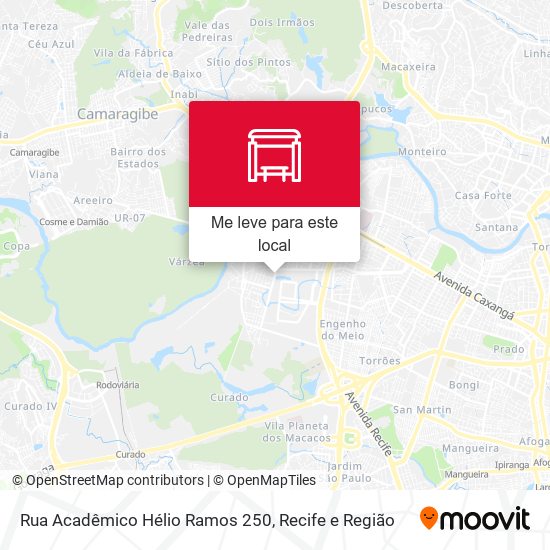 Rua Acadêmico Hélio Ramos 250 mapa