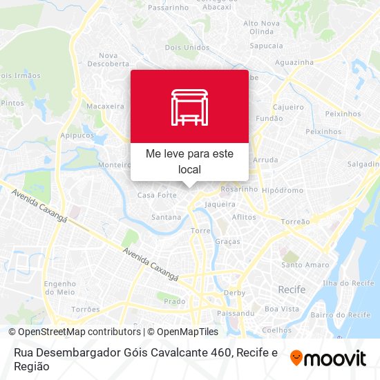 Rua Desembargador Góis Cavalcante 460 mapa