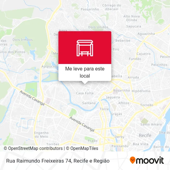Rua Raimundo Freixeiras 74 mapa
