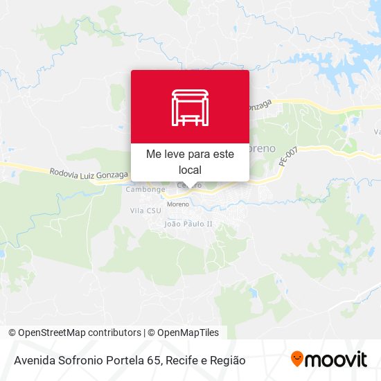 Avenida Sofronio Portela 65 mapa